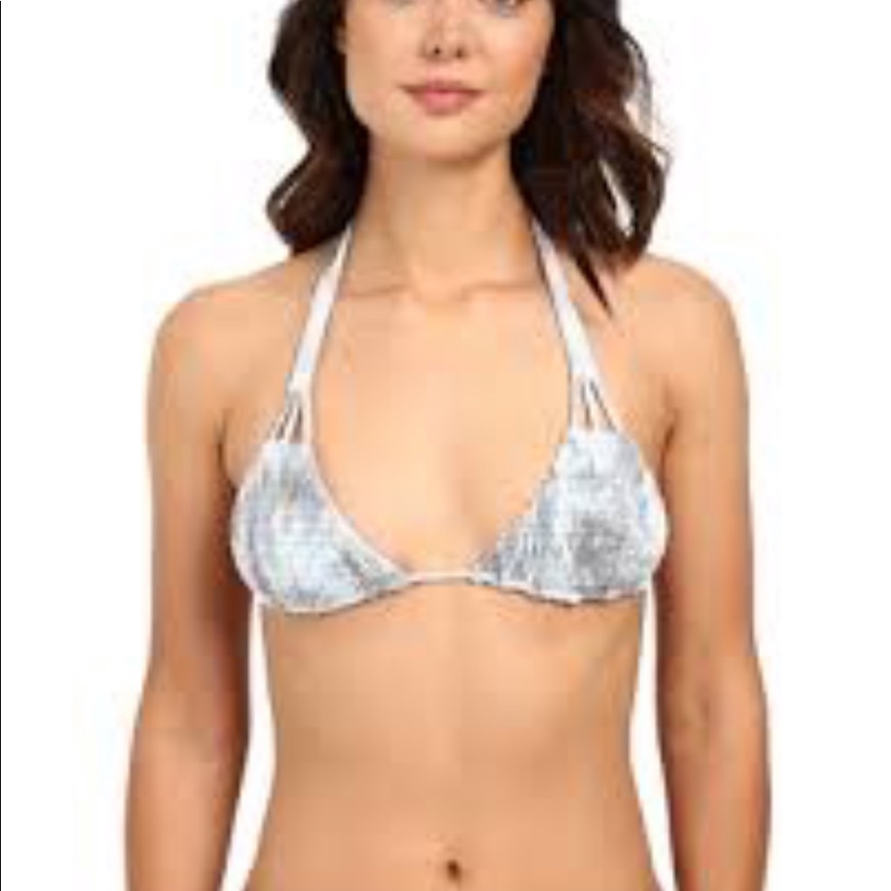 Tori Praver bikini in Shore break mist top XS